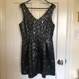 One Clothing brand brocade cocktail dress